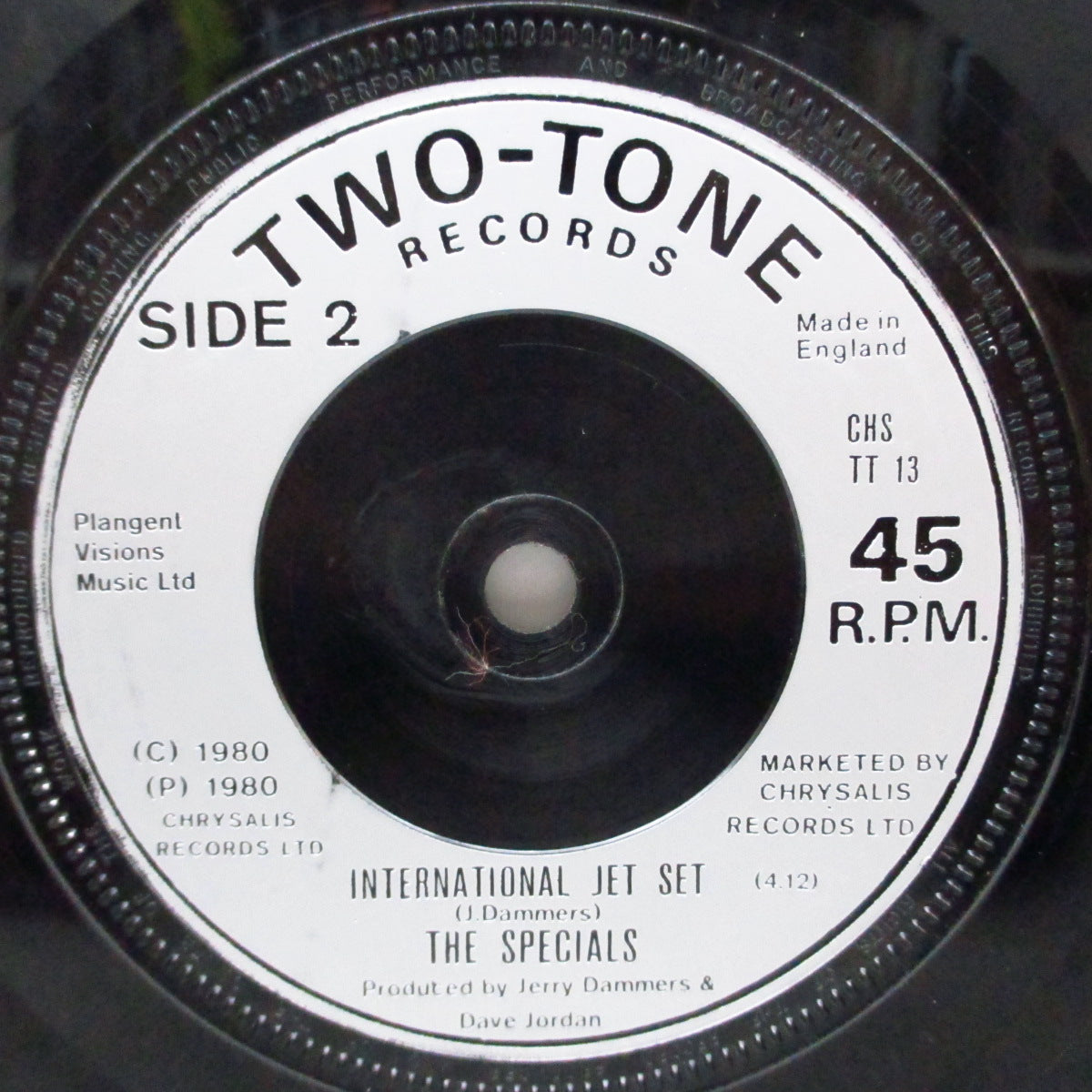 SPECIALS, THE (ザ・スペシャルズ) - Stereotype (UK '80 再発「銀ラベ、英製小穴フラットセンター」7"+カンパニースリーブ)