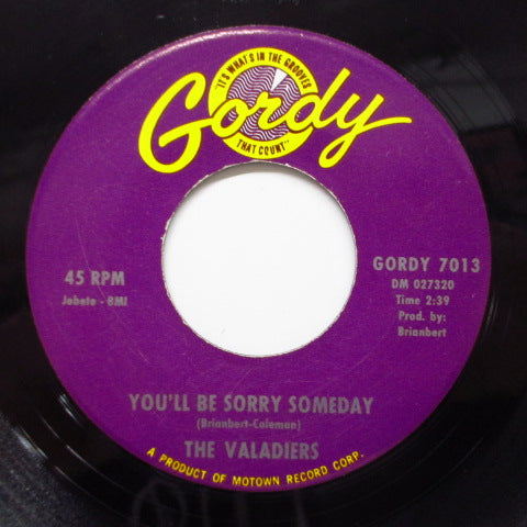 VALADIERS (ヴァラディアーズ) - I Found A Girl (Orig)