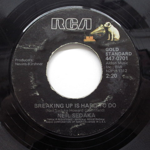 NEIL SEDAKA - Breaking Up Is Hard To Do (70's Reissue)