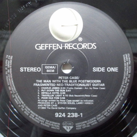 PETER CASE - The Man With The Blue Postmodern Fragmented Neo-Traditionalist Guitar (EU Orig.LP)