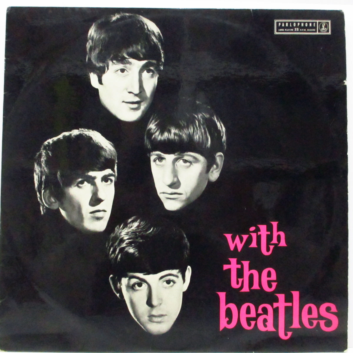 BEATLES (ビートルズ) - With The Beatles (OZ 60's「サードプレス」モノラル LP/表面コーティング折返ジャケ)