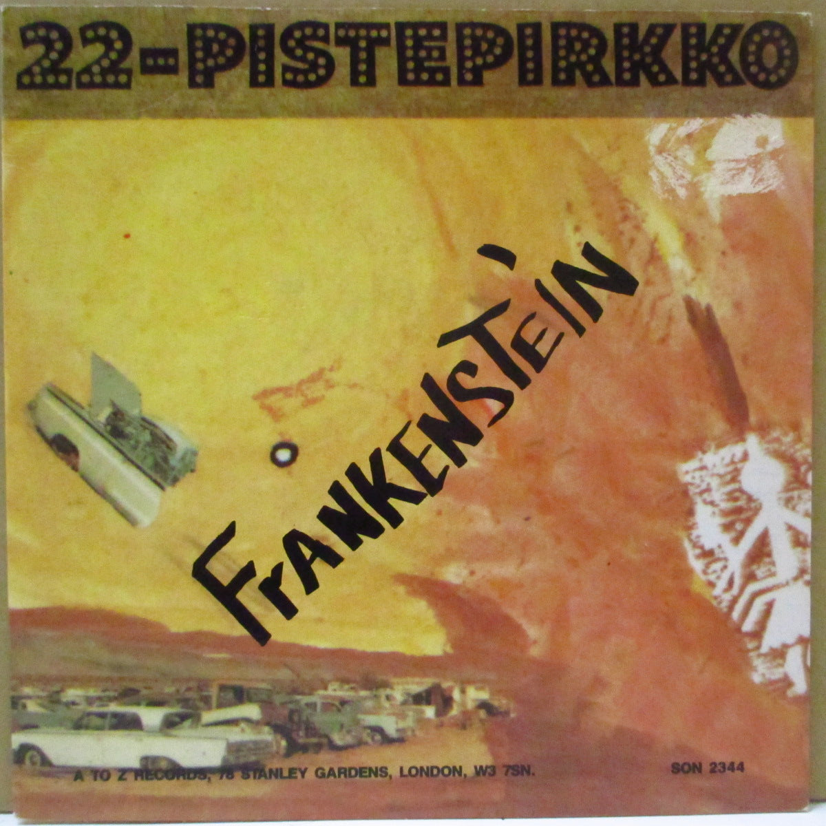 22-PISTEPIRKKO - Frankenstein (UK オリジナル 7インチ+光沢固紙ジャケ)