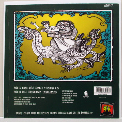 OFFSPRING, THE (ジ・オフスプリング) - Gone Away (EU Orig.7")