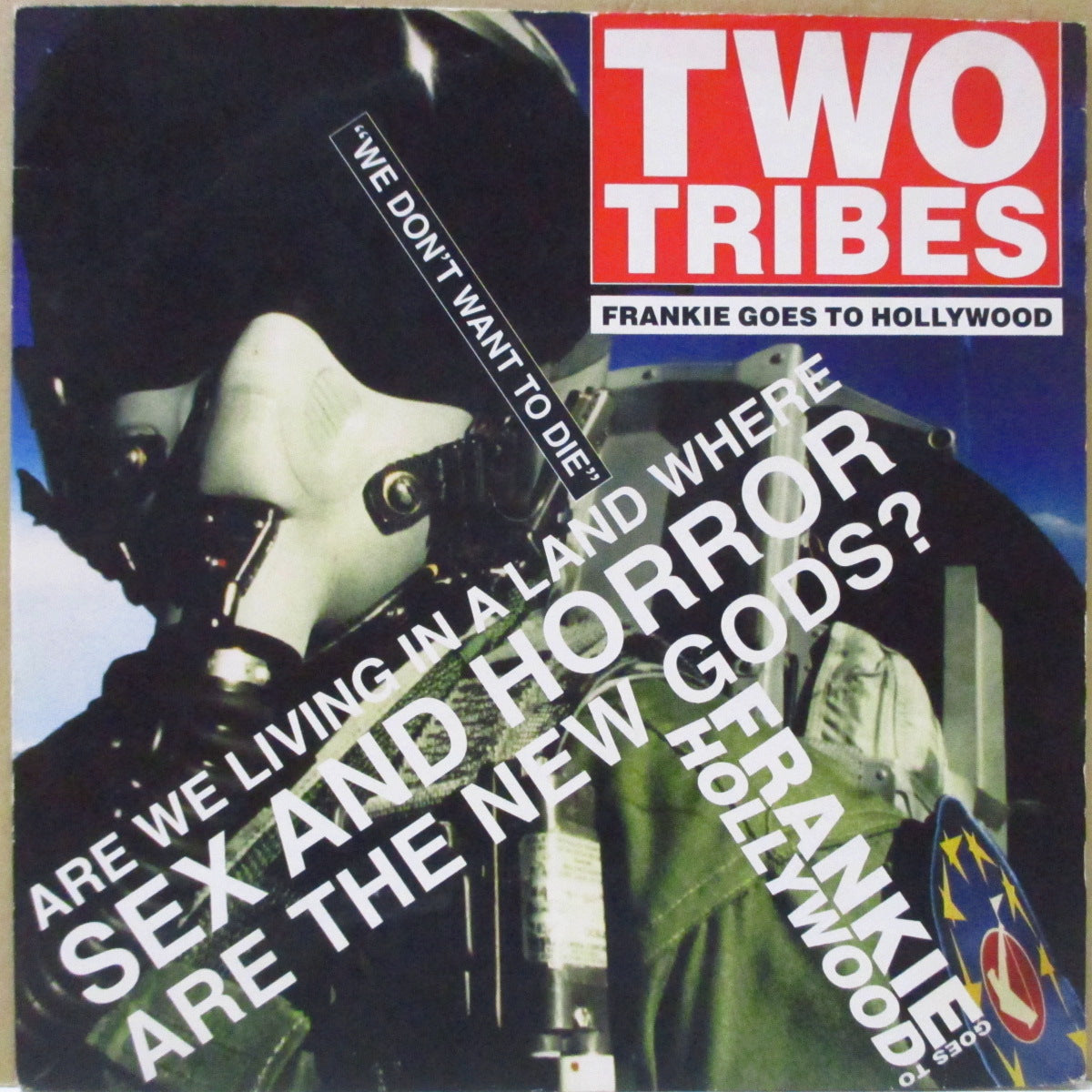 FRANKIE GOES TO HOLLYWOOD (フランキー・ゴーズ・トゥ・ハリウッド) - Two Tribes - Fluke's Minimix (UK '94 再発 7インチ+光沢固紙ジャケ)