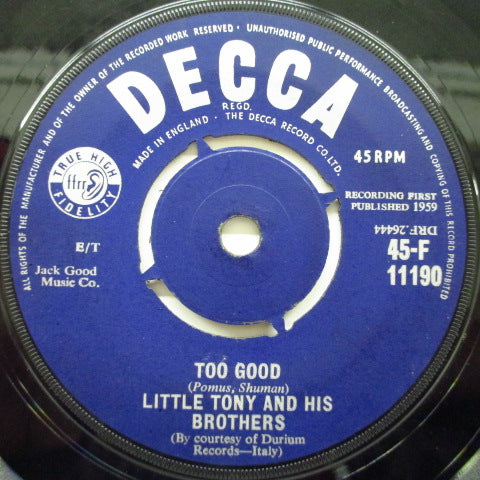 LITTLE TONY & THE HIS BROTHERS-Foxy Little Mamma (UK Orig)
