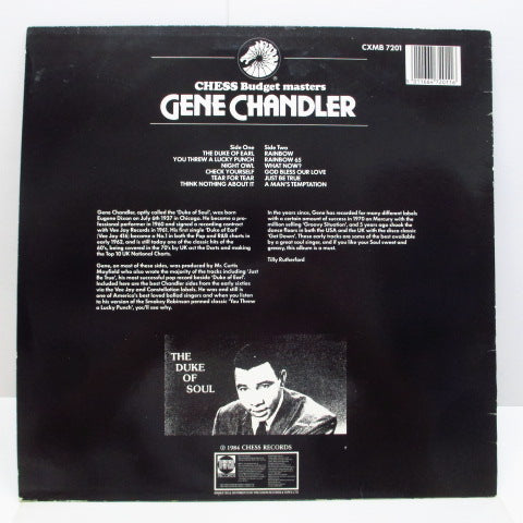 GENE CHANDLER-The Duke Of Soul / Chess Budget Masters (UK Orig.Mono LP)