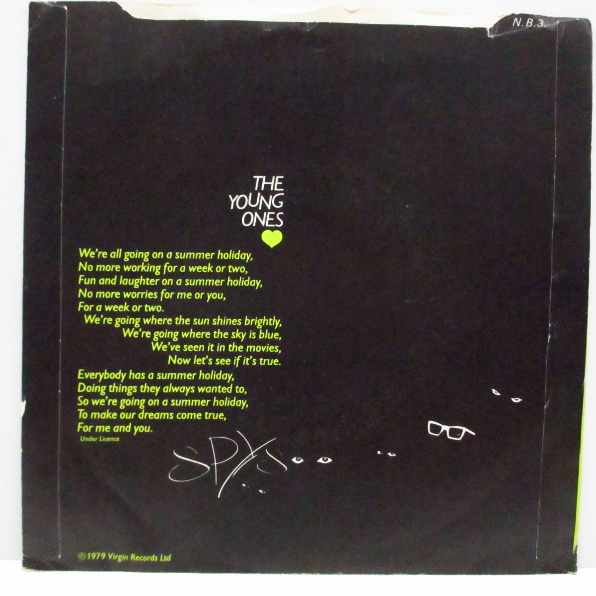 SPYS (スパイズ) - The Young Ones / Heavy Scene (UK Orig.7")