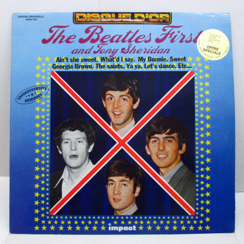 BEATLES (FEATURING TONY SHERIDAN) (ビートルズ・ウィズ・トニー・シェリダン)- The Beatles First  (FRANCE 80's Reissue/Blue CVR)