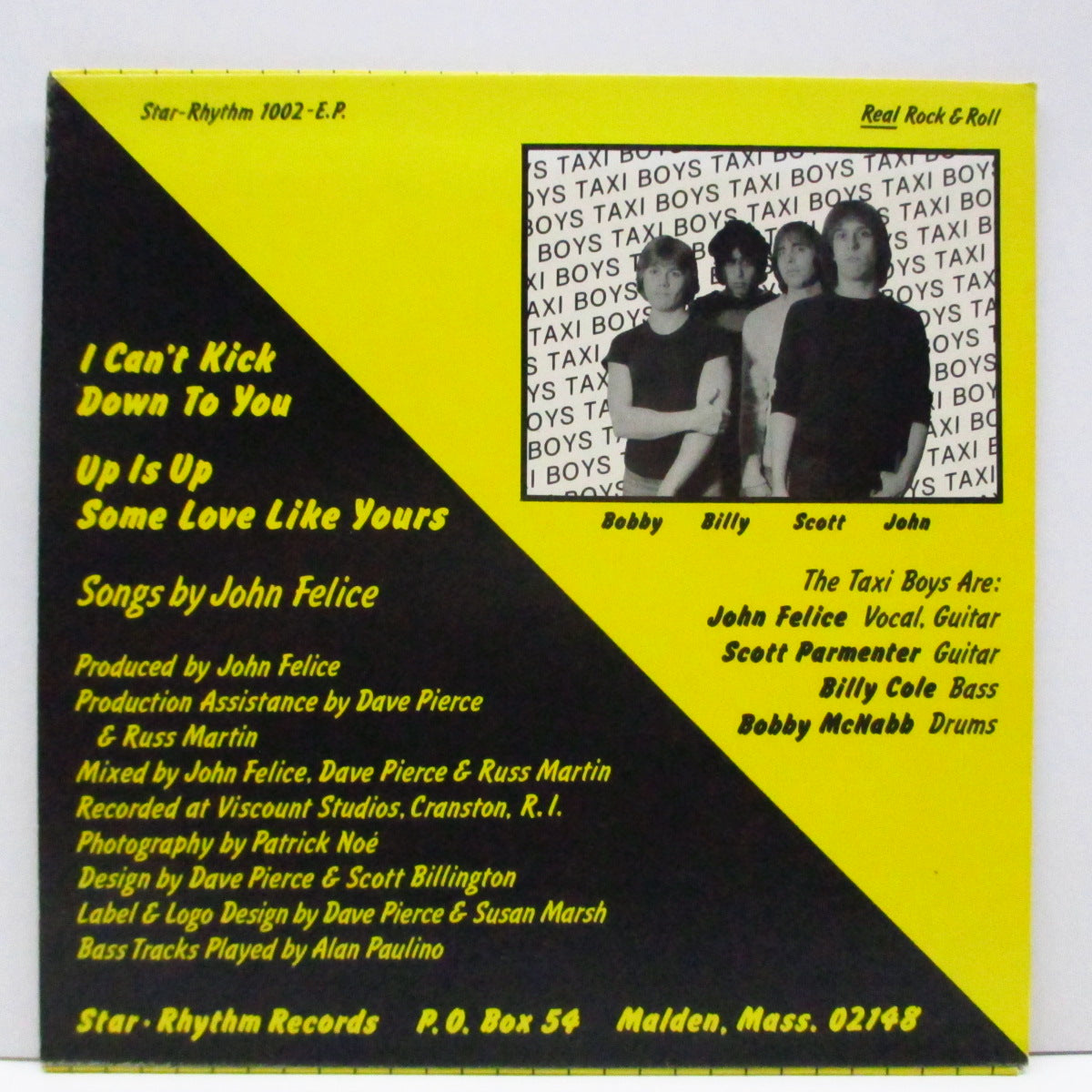 TAXI BOYS, THE (タクシー・ボーイズ) - I Can't Kick (US Orig.Black Vinyl 7")