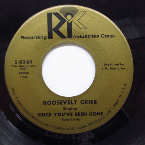 ROOSEVELT GRIER (ルーズベルト(ロージー)グリア) - Since You've Been Gone (Orig)