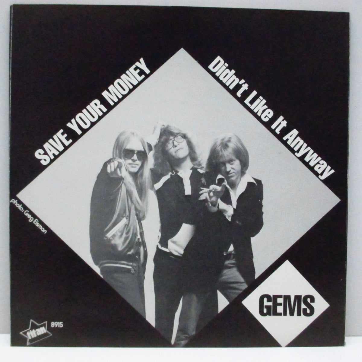 GEMS (ジェムズ) - Save Your Money (US Orig.7"/New)