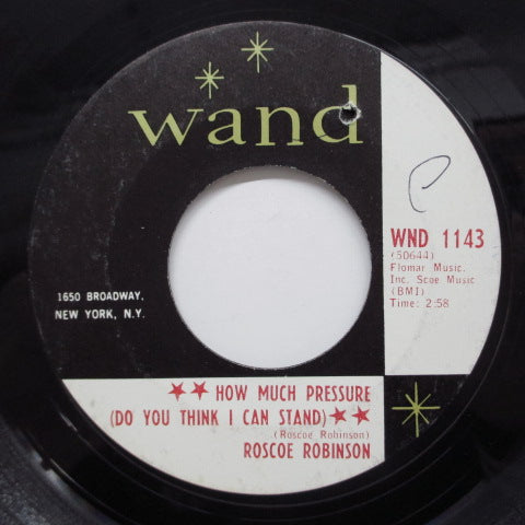 ROSCOE ROBINSON (ロスコー・ロビンソン) - How Much Pressure (Orig)