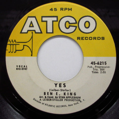 BEN E.KING - Ecstasy / Yes (US Orig.)