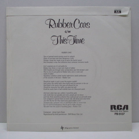 WASPS, THE (ザ・ワスプス)- Rubber Cars (UK Orig.7")