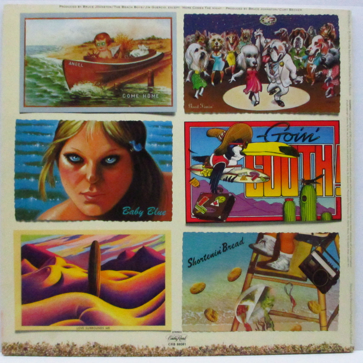 BEACH BOYS (ビーチ・ボーイズ) - L.A. (Light Album) (UK オリジナル LP+インナー)
