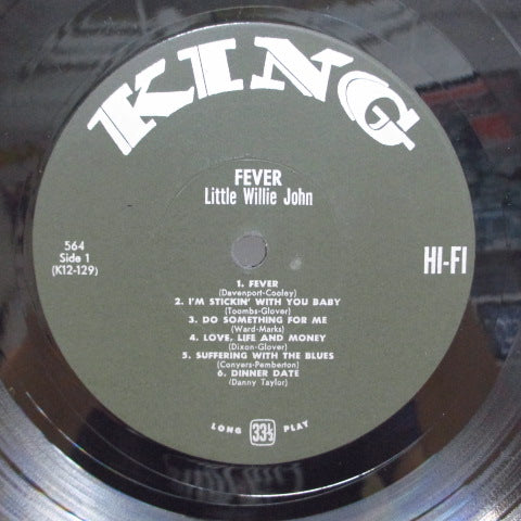 LITTLE WILLIE JOHN (リトル・ウィリー・ジョン) - Fever (US '61 Re Mono LP/Title CVR)