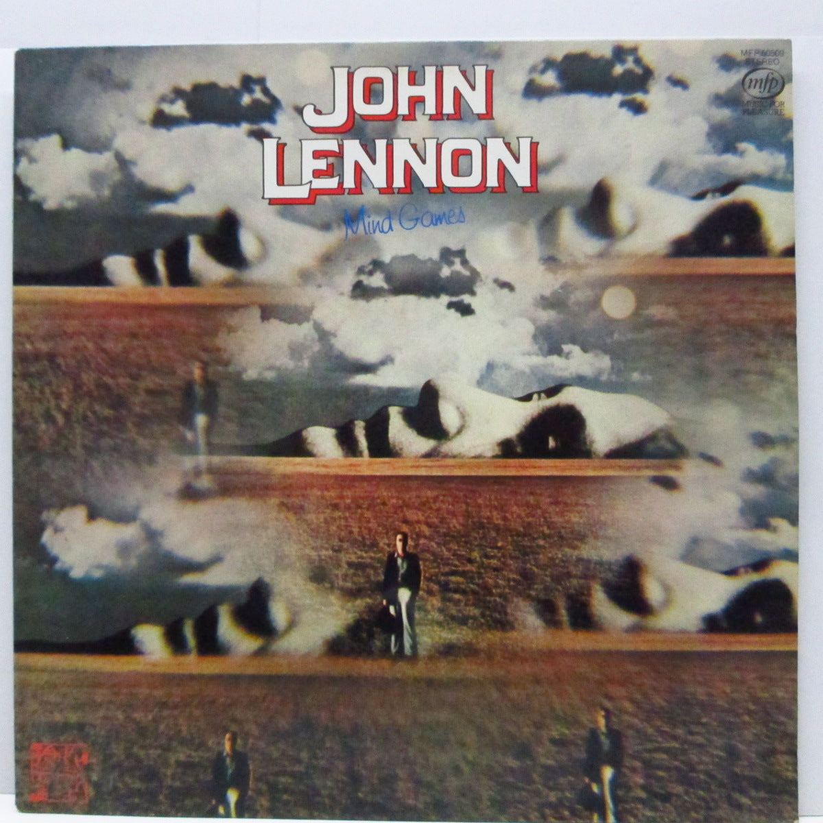 JOHN LENNON (ジョン・レノン) - Mind Games (UK 80's 再発 LP+光沢ジャケ/MFP 50509)