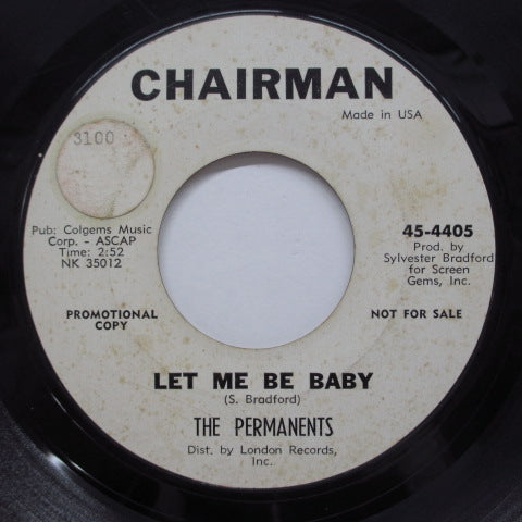 PERMANENTS-Oh Dear, What Can The Matter Be (Promo)