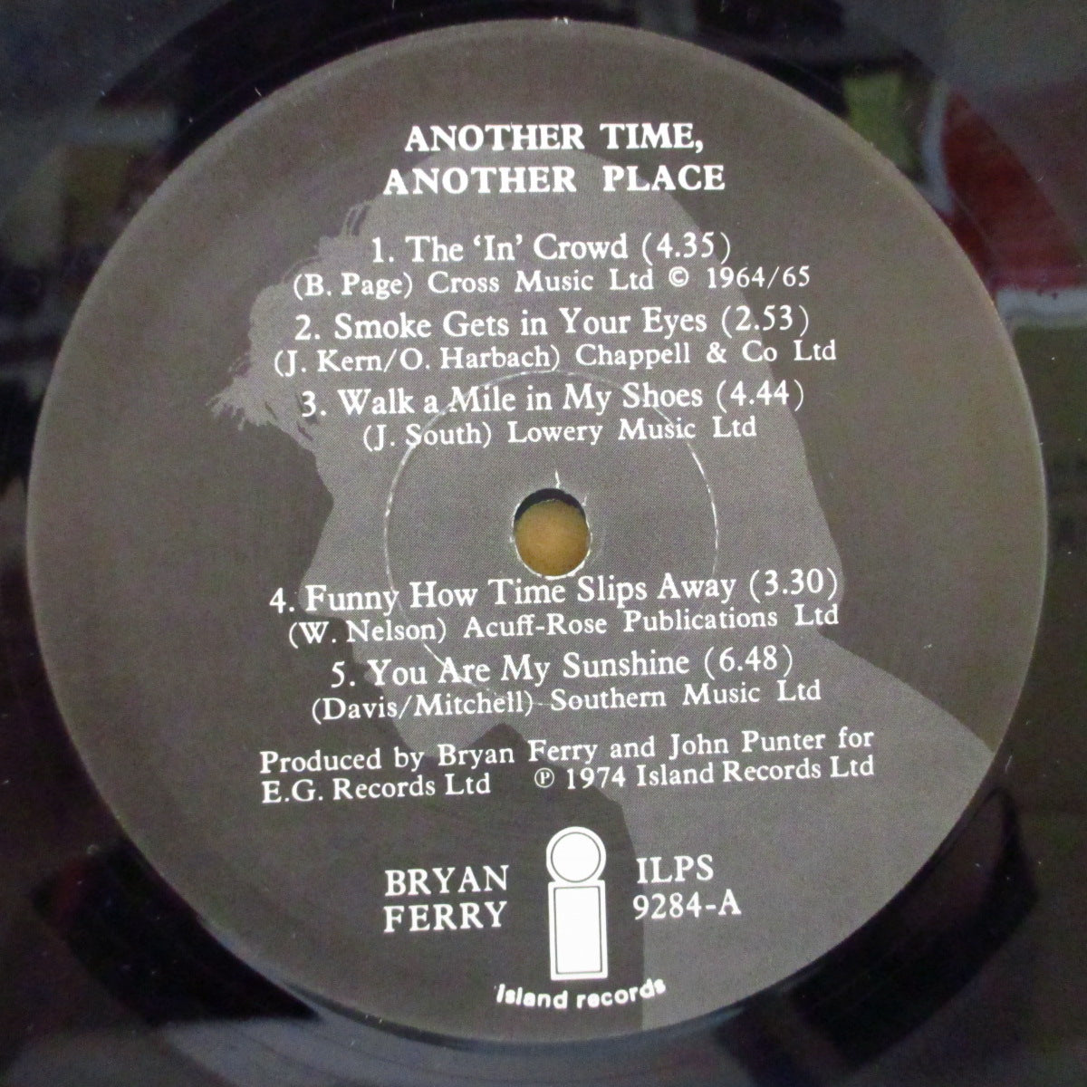 BRYAN FERRY (ブライアン・フェリー) - Another Time, Another Place (Dutch オリジナル LP/光沢見開きジャケ)