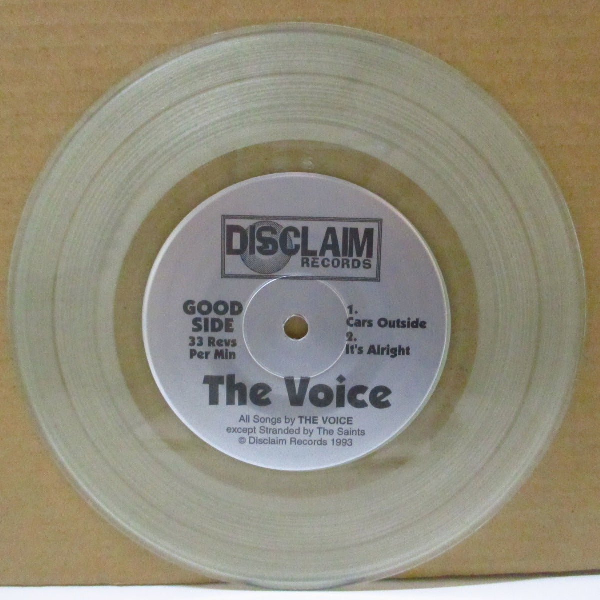 VOICE, THE (ザ・ヴォイス) - Fever +3 (US Orig.Clear Vinyl 7")