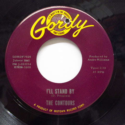 CONTOURS - Can You Do It / I'll Stand By (You) (Orig)