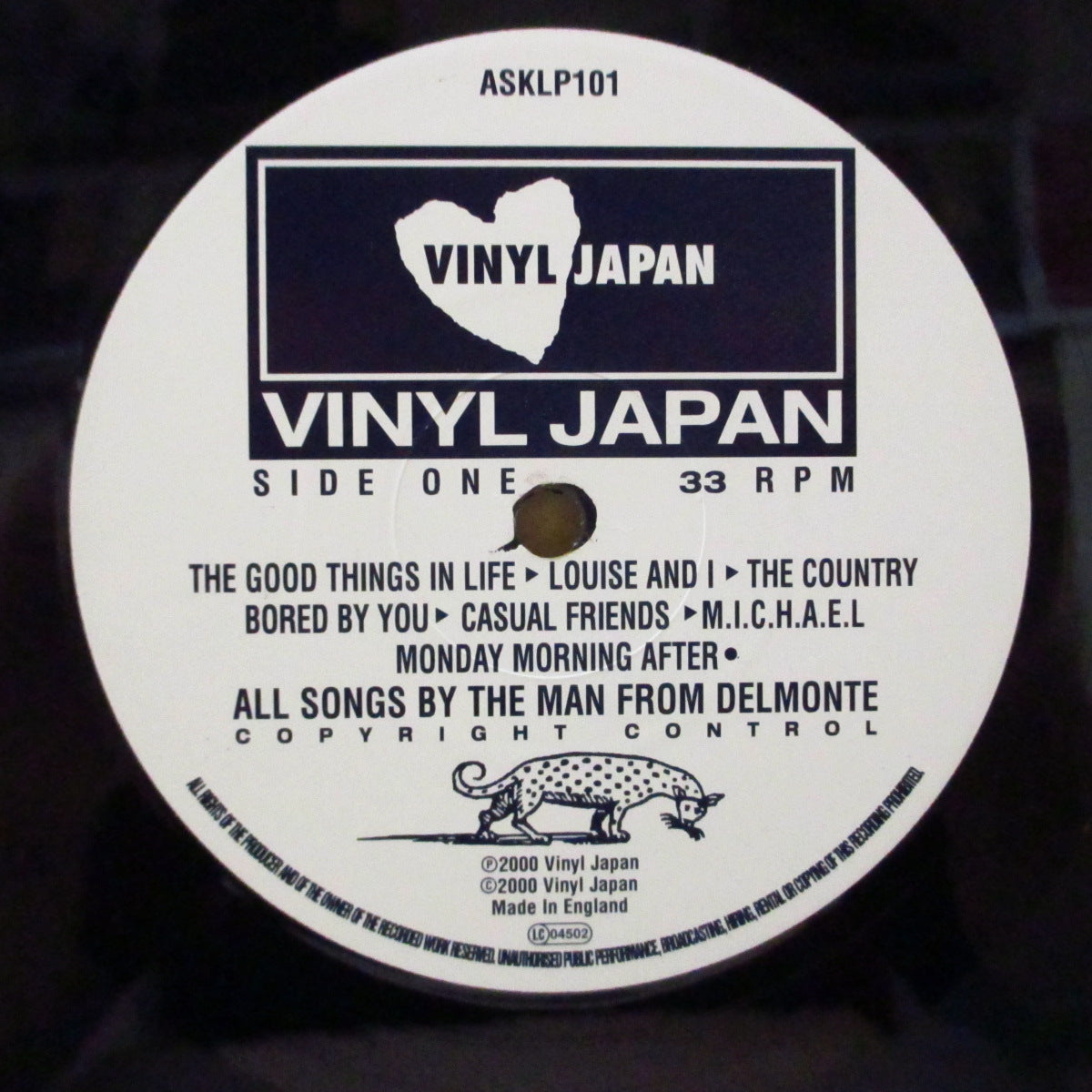 MAN FROM DELMONTE, THE (ザ・マン・フロム・デルモンテ) - Big Noise (UK Reissue LP)