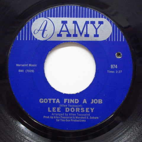 LEE DORSEY - Gotta Find A Job (Paper Label)