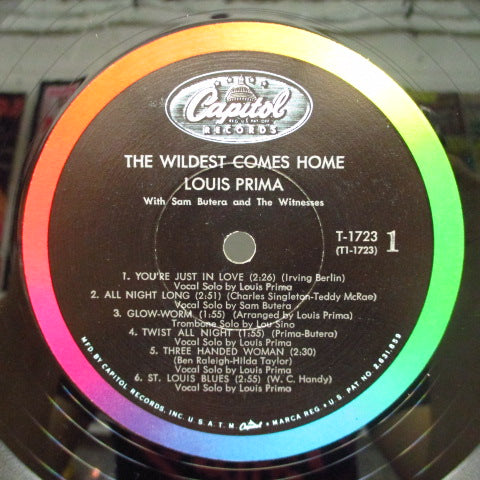 LOUIS PRIMA (ルイ・プリマ) - The Wildest Comes Home! (US Orig.Mono LP)