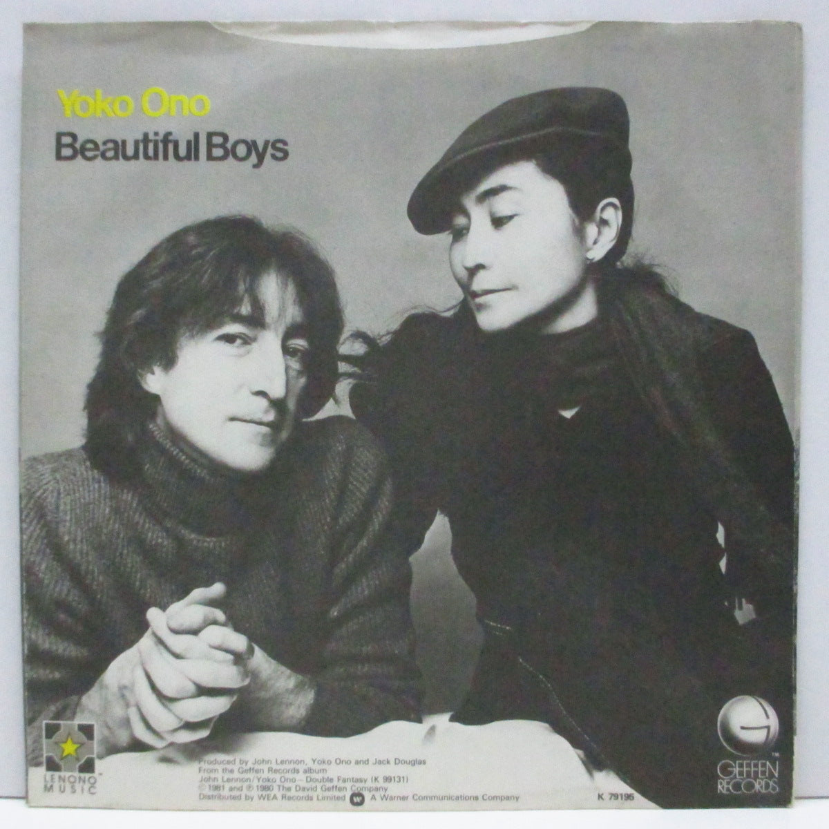 JOHN LENNON (ジョン・レノン) - Woman (UK オリジナル 7"+「黄色ロゴ」マット・ソフト紙ジャケ)