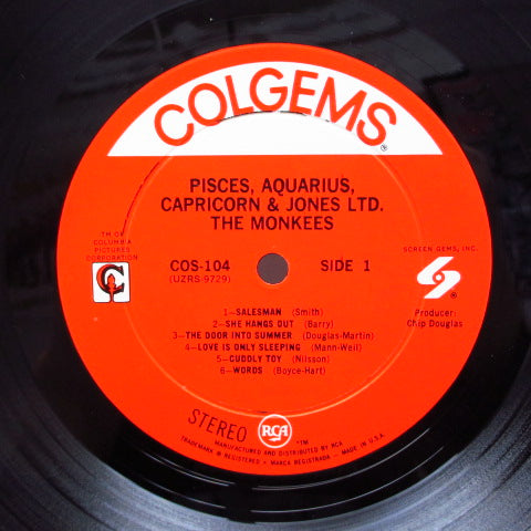 MONKEES (モンキーズ) - Pisces, Aquarius, Capricorn & Jones Ltd.(US 2nd Press Stereo)