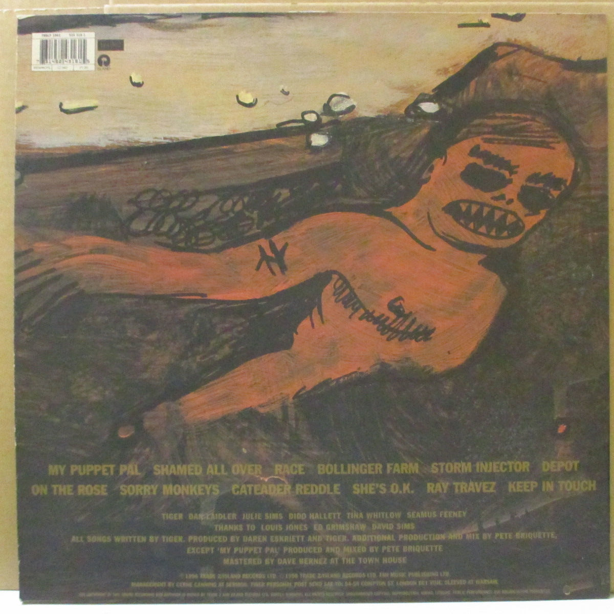 TIGER (タイガー) - We Are Puppets (UK オリジナル LP+インナー)