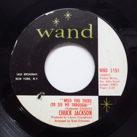 CHUCK JACKSON - Need You There (To See Me Through)