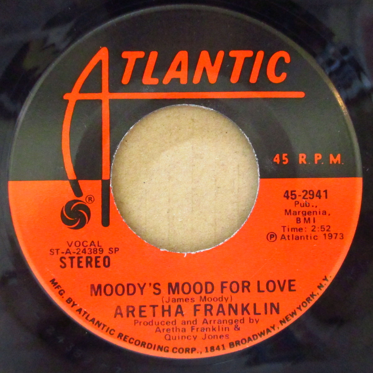 ARETHA FRANKLIN (アレサ・フランクリン) - Master Of Eye (US Orig.Stereo 7"+CS)