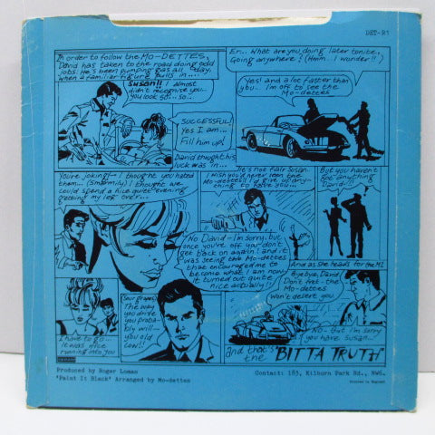 MO-DETTES (モ・デッツ) - Paint It Black (UK Orig.7"+FLEXI/Black PS)