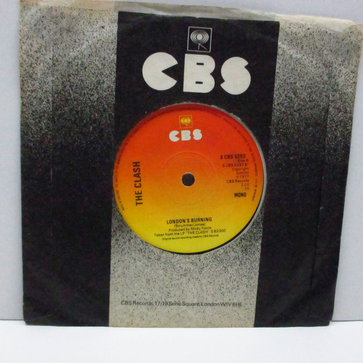 CLASH, THE (ザ・クラッシュ) - Remote Control (UK Orig.7"/S CBS 5293/NOPS)