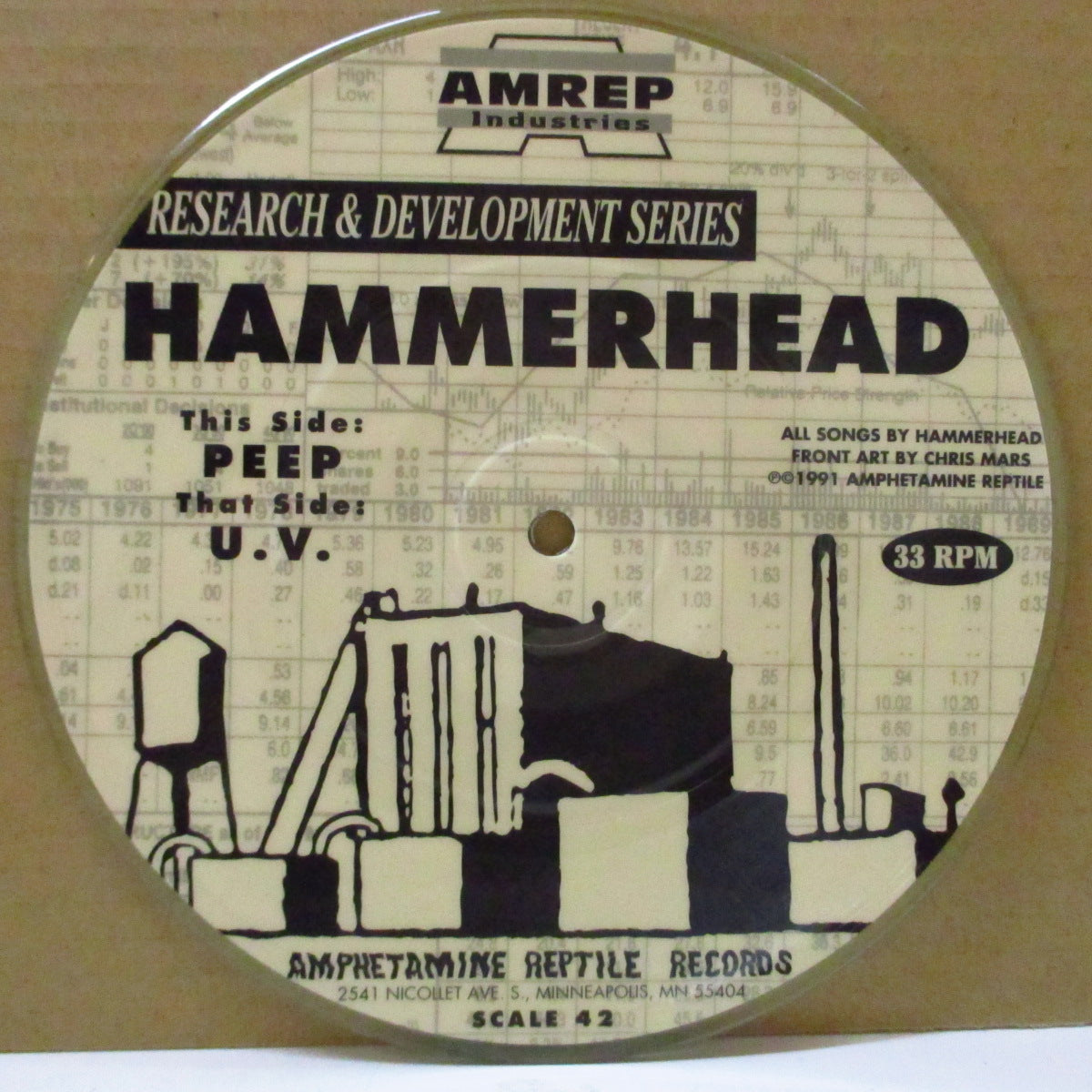 HAMMERHEAD (ハンマーヘッド) - U.V. (US Orig.Picture 7")