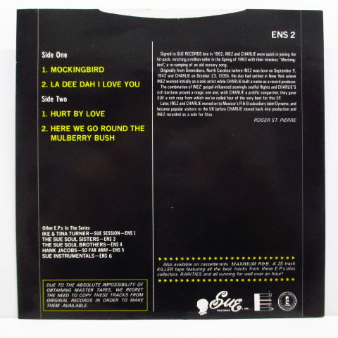 INEZ & CHARLIE FOXX (アイネズ&チャーリー・フォックス) - Mocking Bird +3 (UK '83 Sue EP)
