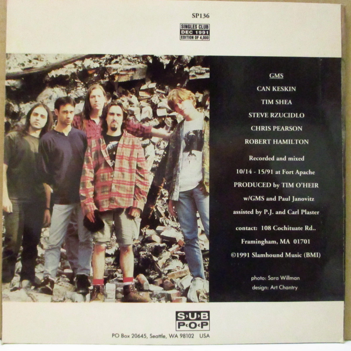 GREEN MAGNET SCHOOL (グリーン・マグネット・スクール) - Signed / Slipper (US Ltd.Yellow Clear Vinyl 7")