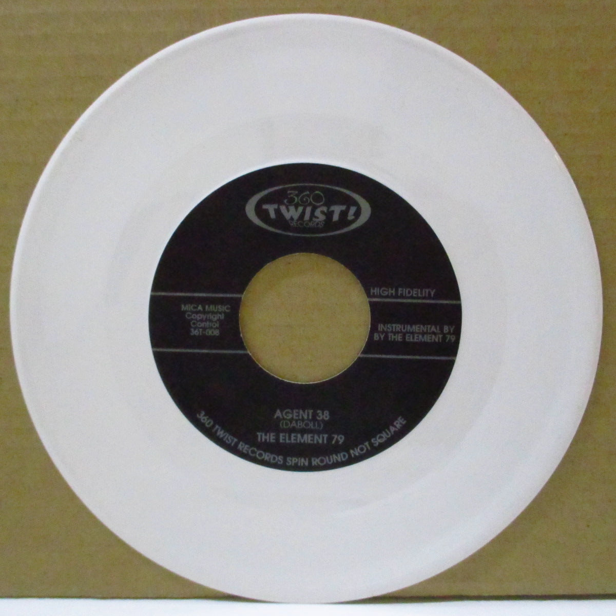 ELEMENT 79, THE (エレメント79) - Agent 38 (US Limited White Vinyl 7")