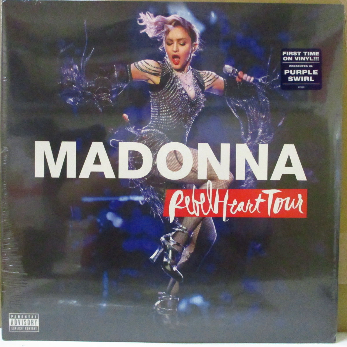 MADONNA (マドンナ) - Rebel Heart Tour (EU 限定再発 パープルスワールヴァイナル 2xLP/ステッカー付き見開きジャケ)