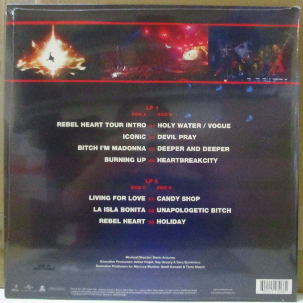 MADONNA (マドンナ) - Rebel Heart Tour (EU 限定再発 パープルスワールヴァイナル 2xLP/ステッカー付き見開きジャケ)