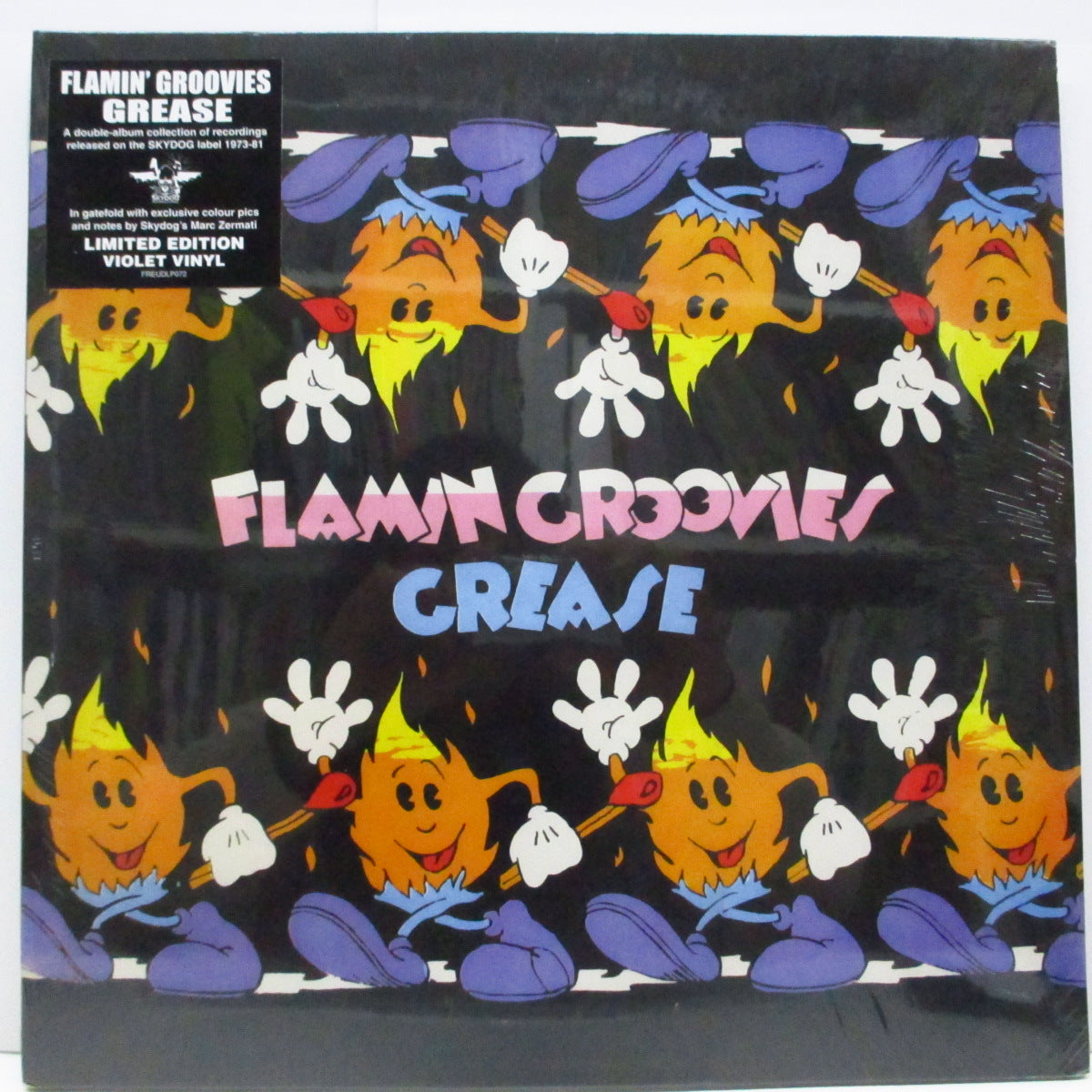 FLAMIN’ GROOVIES (フレイミン・グルーヴィーズ) - Grease (EU RSD 2018 限定再発180g「ヴァイオレットヴァイナル」2xLP/ステッカー付見開ジャケ「廃盤 New」)