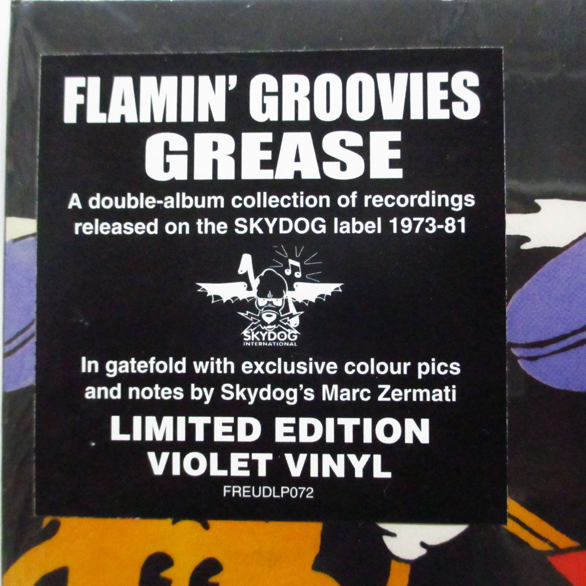 FLAMIN’ GROOVIES (フレイミン・グルーヴィーズ) - Grease (EU RSD 2018 限定再発180g「ヴァイオレットヴァイナル」2xLP/ステッカー付見開ジャケ「廃盤 New」)