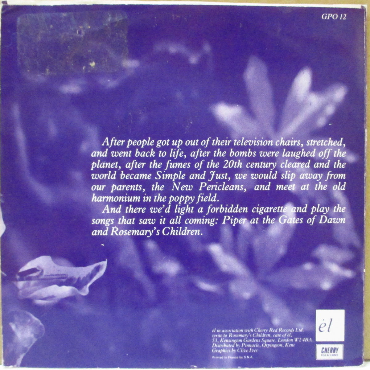 ROSEMARY'S CHILDREN (ローズマリーズ・チルドレン) - Southern Fields (UK オリジナル 7インチ+光沢ソフト紙ジャケ)