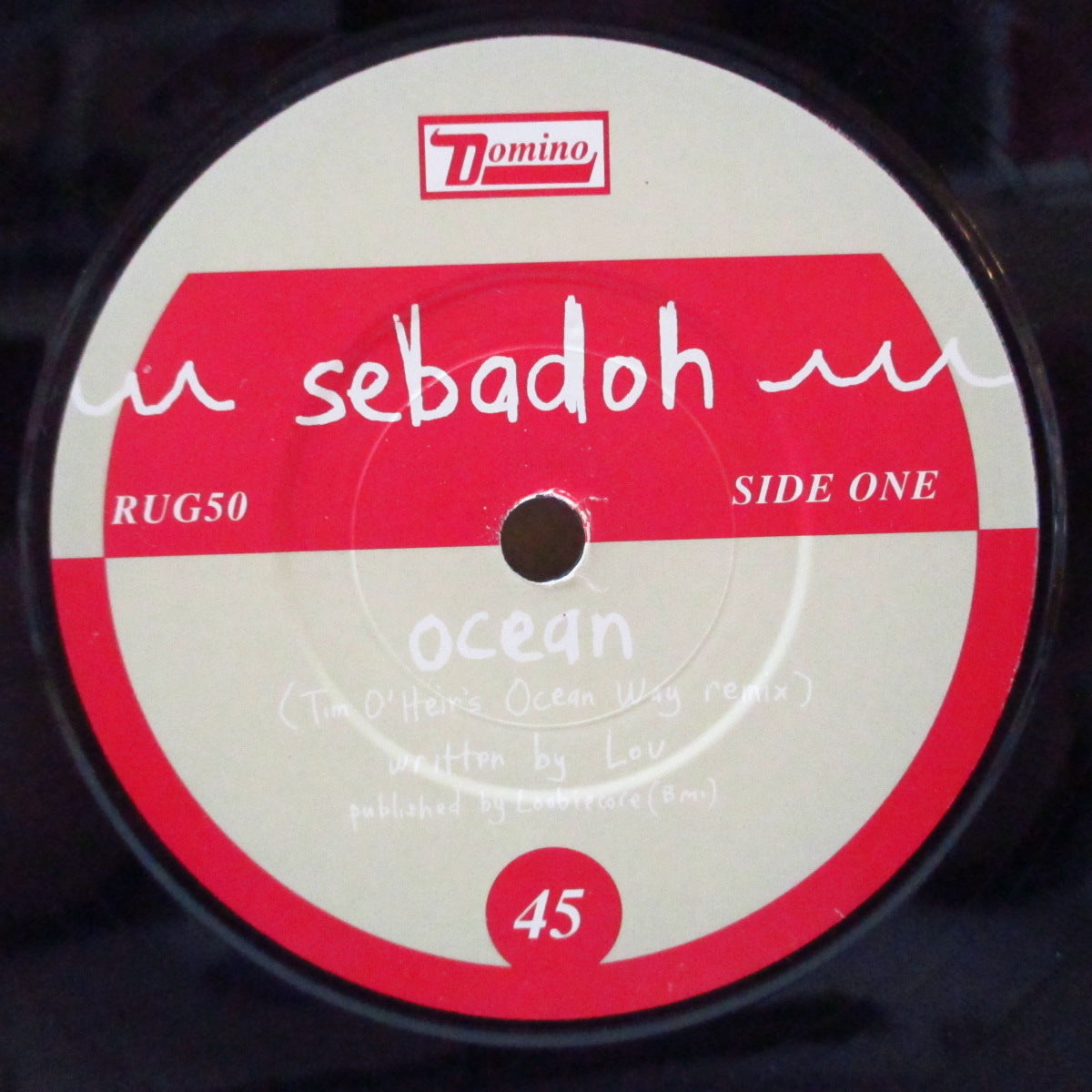 SEBADOH (セバドー) - Ocean (UK オリジナル 7インチ+光沢固紙ジャケ)
