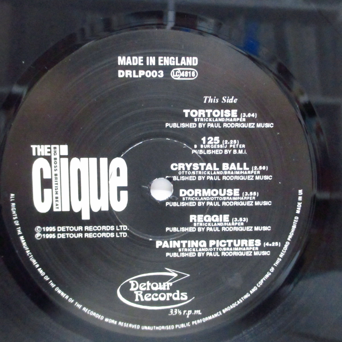 CLIQUE, THE (ザ・クリーク) - Self Preservation Society (UK 1,900枚限定ブラック・ヴァイナル LP)