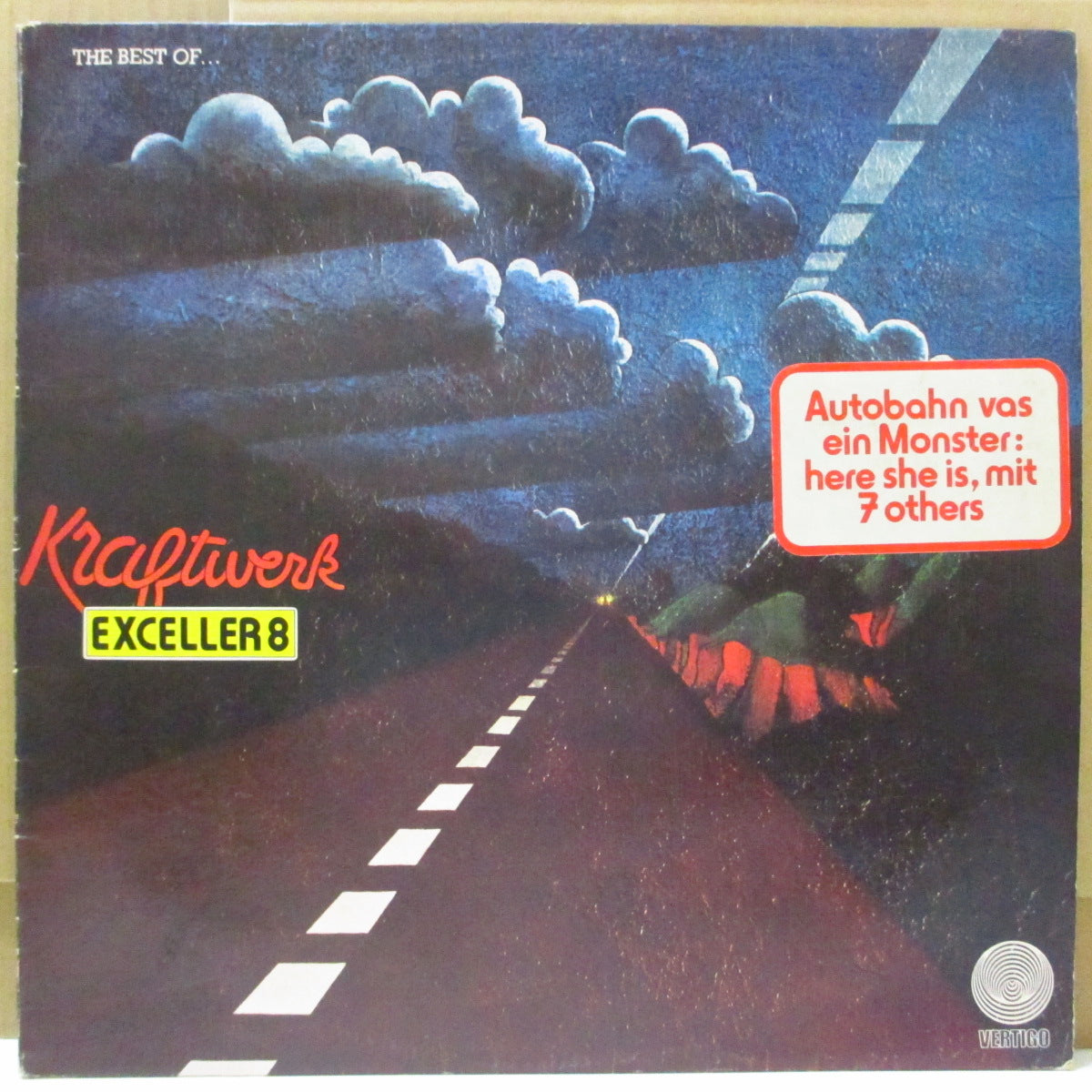 KRAFTWERK (クラフトワーク) - Exceller 8 / THe Best Of... (UK オリジナル LP/Tレアステッカー付き絹目ジャケ)