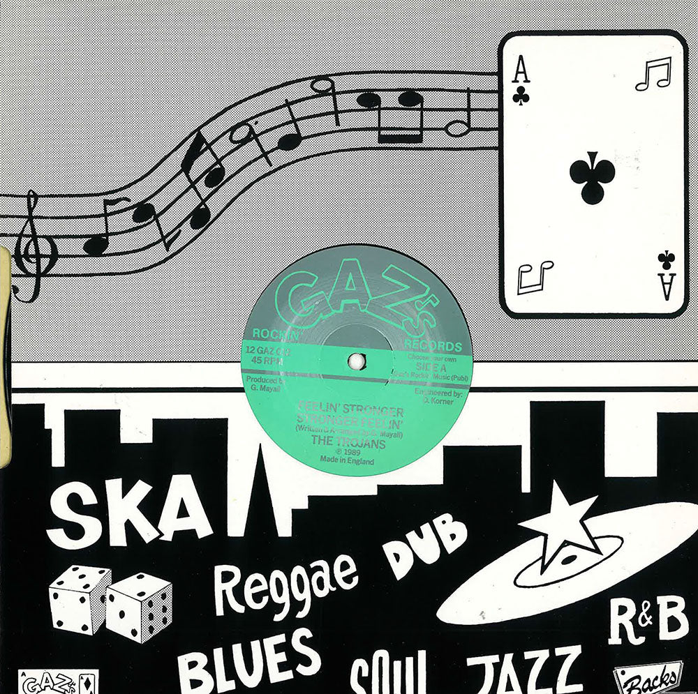 TROJANS, THE (ザ ・トロージャンズ) - Feeling Stronger +3 (UK 限定再発4曲入り12"「廃盤 New」)