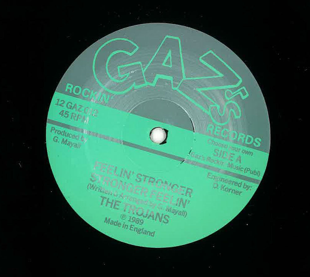 TROJANS, THE (ザ ・トロージャンズ) - Feeling Stronger +3 (UK 限定再発4曲入り12"「廃盤 New」)