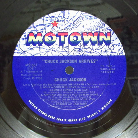 CHUCK JACKSON-Arrives! (US Orig.Stereo LP)